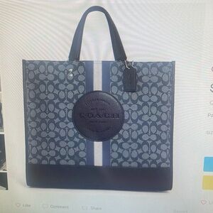 Like new only used a few times. Coach tote bag